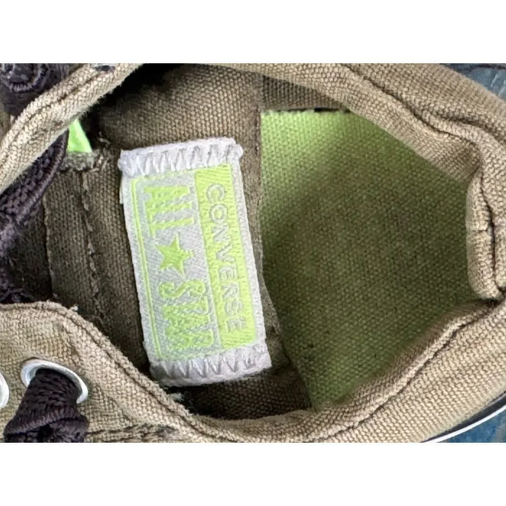 Converse All Star Green Kids/Toddler shoes, size 6